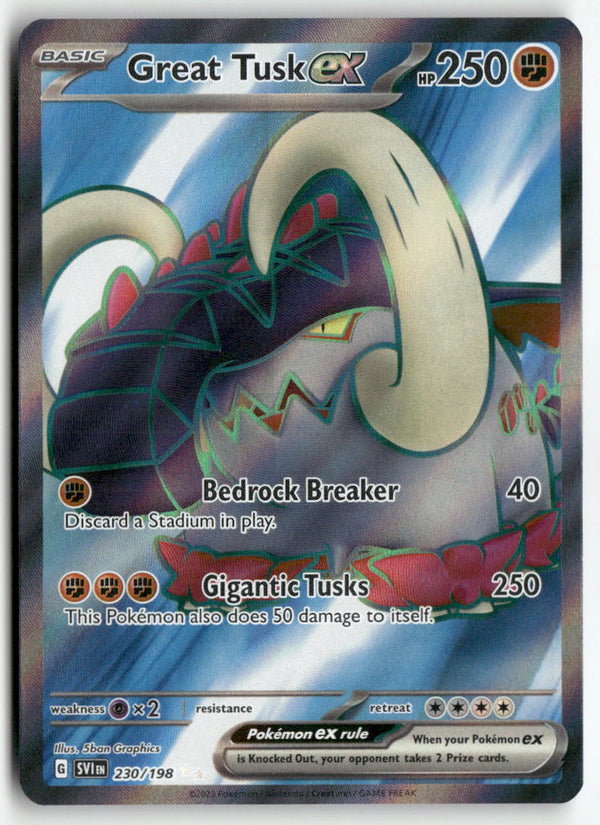 2023 Scarlet & Violet Base - Great Tusk ex
