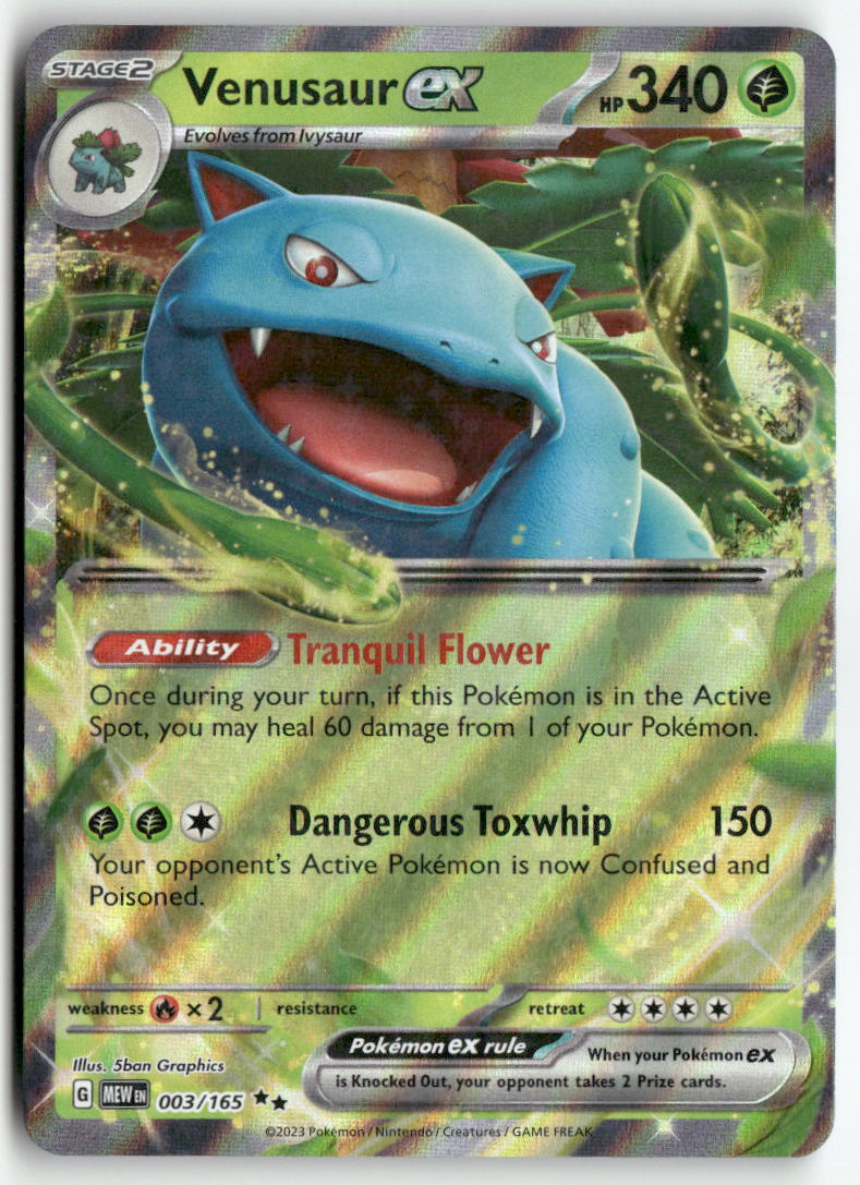 2023 Pokémon 151 - Venusaur ex