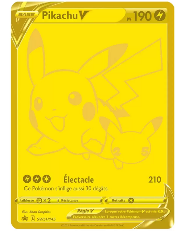 2021 Epée & Bouclier Promo - Pikachu V