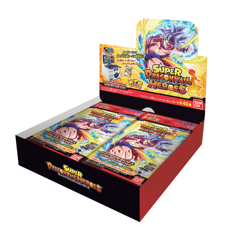 Bandai Super Dragon Ball Heroes Extra Booster Pack Display JP