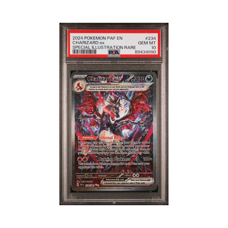 2024 POKEMON PAF EN-PALDEAN FATES 234 CHARIZARD EX SPECIAL ILLUSTRATION RARE - PSA 10