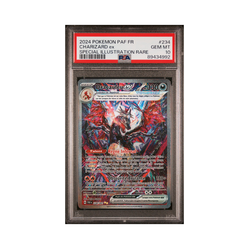 2024 POKEMON FRENCH PAF FR-PALDEAN FATES 234 CHARIZARD EX SPECIAL ILLUSTRATION RARE - PSA 10