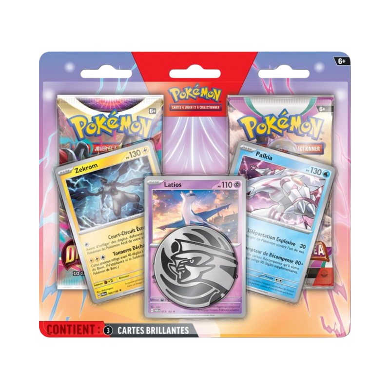 Duo Blister Pack FR - Zekrom & Latios & Palkia - Origine Perdue et Evo. à Paldea Pack