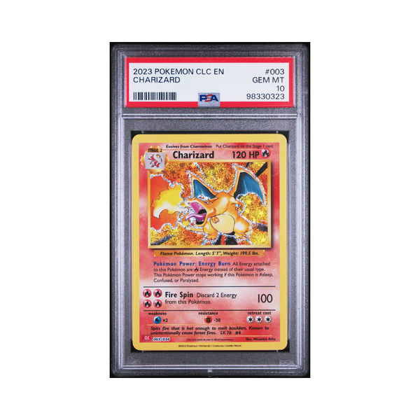 2023 POKEMON CLC-TRADING CARD GAME CLASSIC CHARIZARD & HO-OH ex DECK 003 CHARIZARD - PSA 10