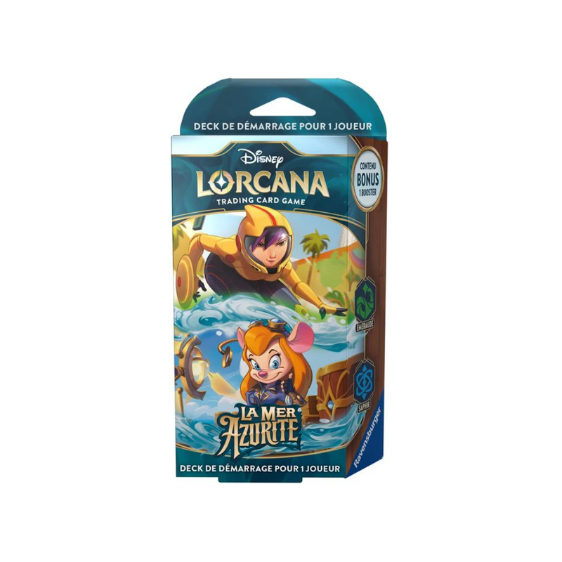 Disney Lorcana Chapter 6 La mer Azurite Starters Deck FR/EN