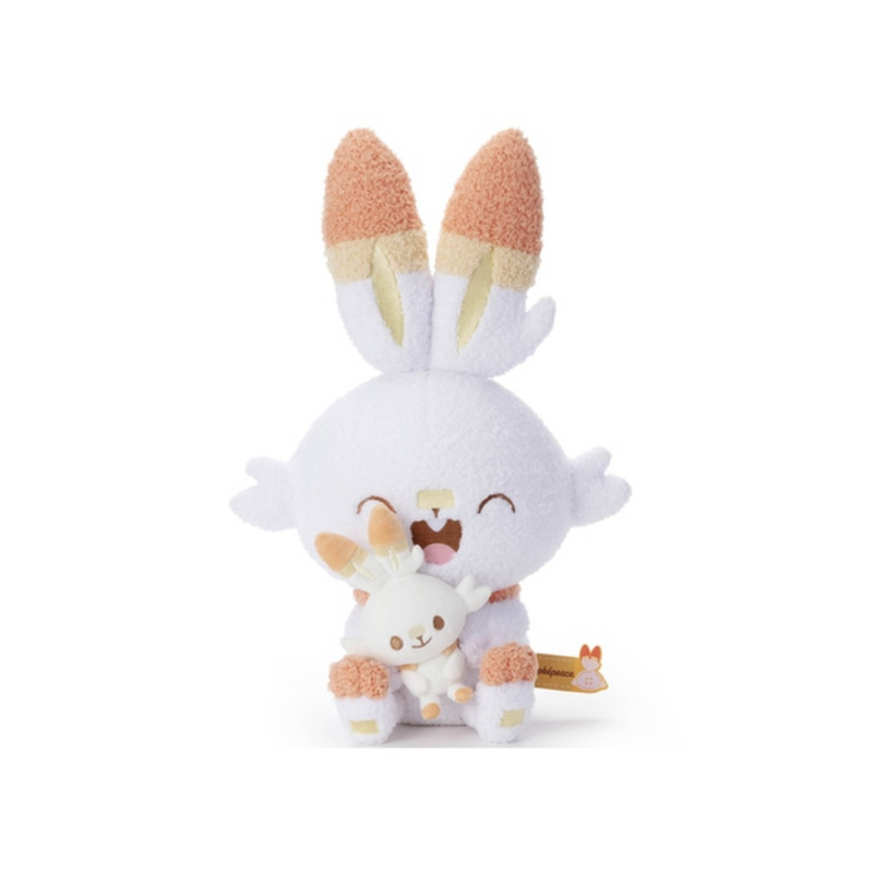 Peluche Scorbunny & Bébé Scorbunny