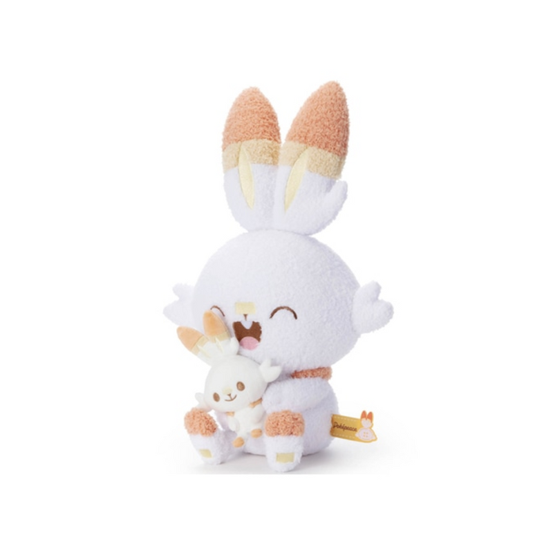 Peluche Scorbunny & Bébé Scorbunny