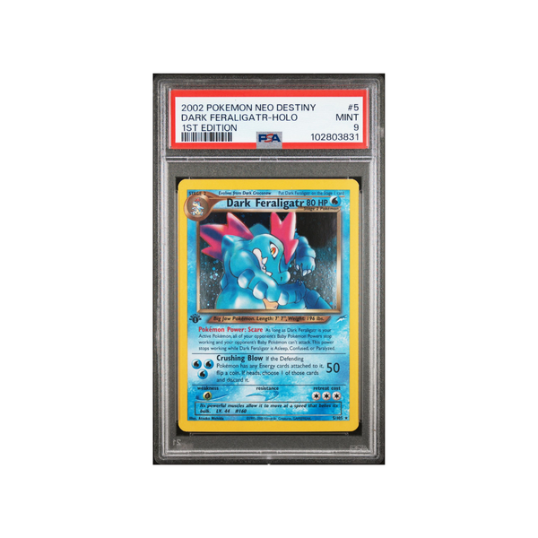 2002 Neo Destiny - Dark Feraligatr 1st Edition - PSA 9