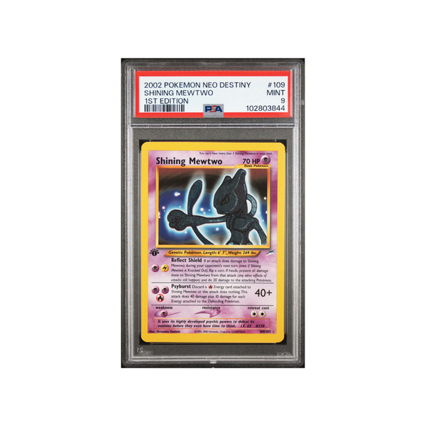 2002 Neo Destiny - Shining Mewtwo 1st Edition - PSA 9