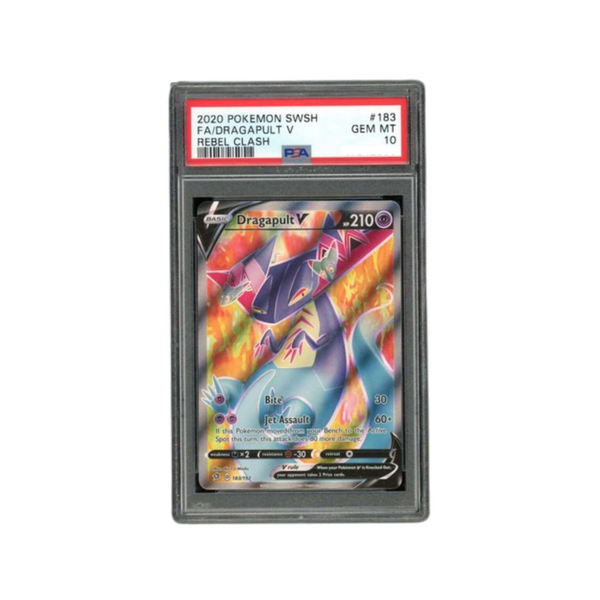 2020 Rebel Clash - Dragapult V - PSA 10