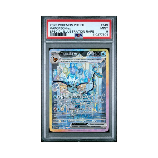 2025 Evolutions Prismatiques - Aquali ex - PSA 9
