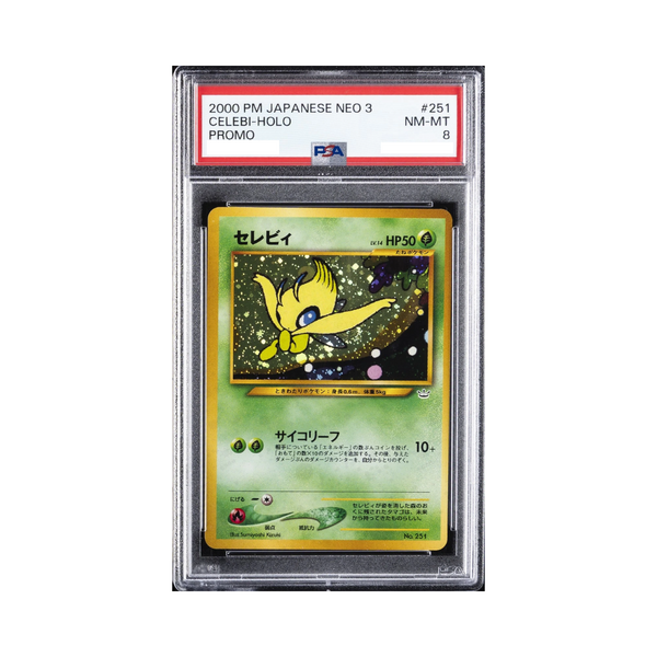 2000 Promo Neo 3 JP - Celebi Holo - PSA 8