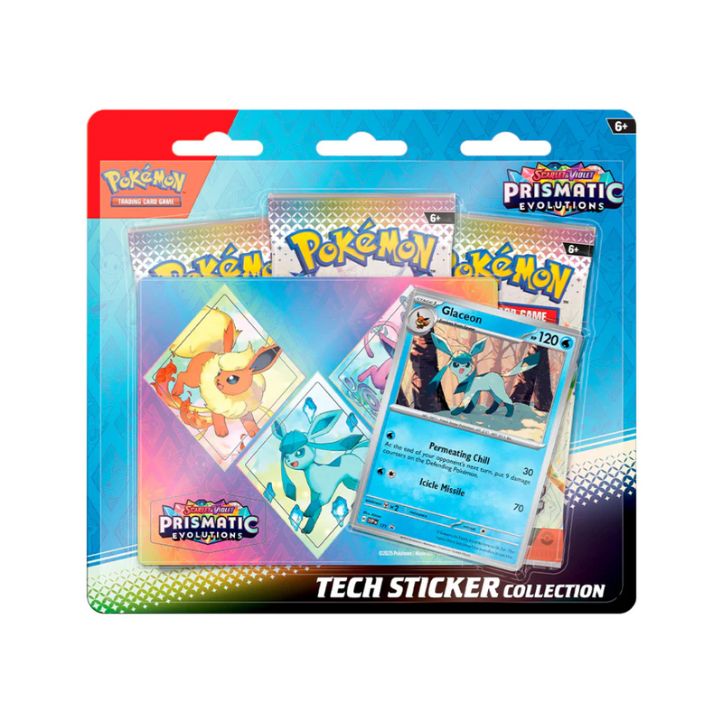 SV8.5 Prismatic Evolution Tech Sticker Collection FR/EN