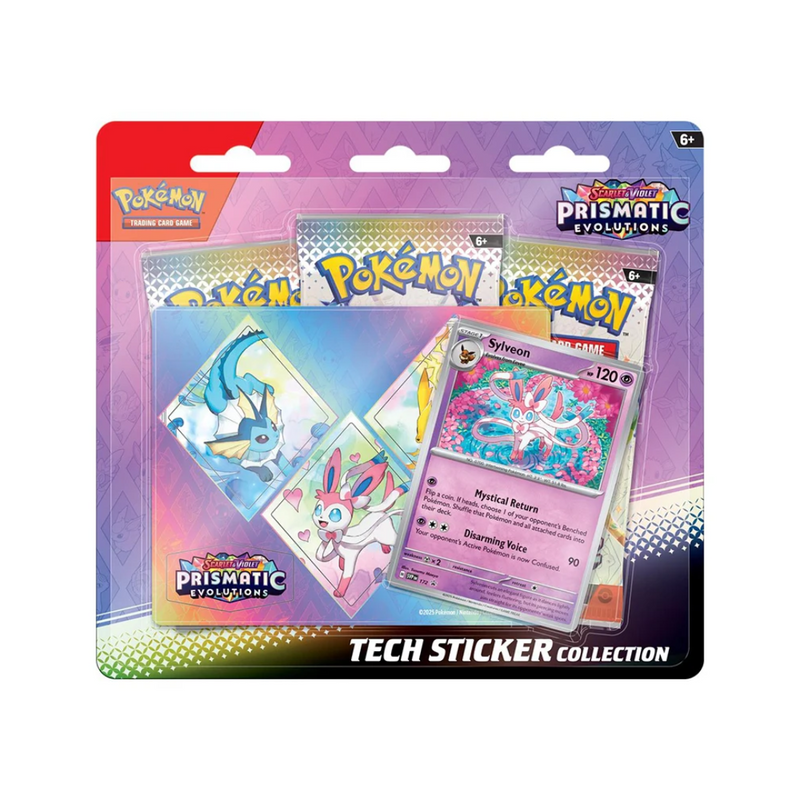 SV8.5 Prismatic Evolution Tech Sticker Collection FR/EN