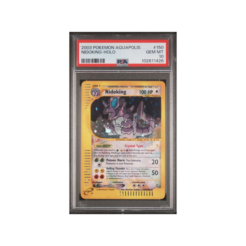 2003 Aquapolis - Nidoking Holo - PSA 10