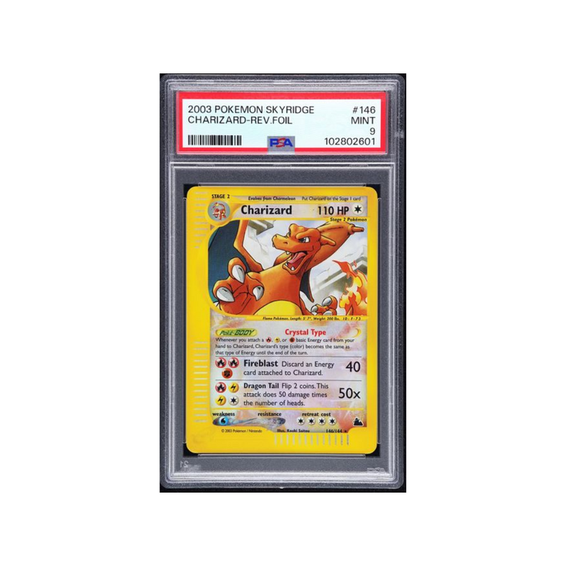 2003 Skyridge - Charizard Reverse Holo - PSA 9