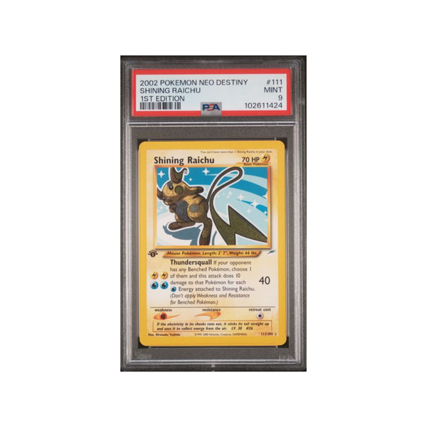 2002 Neo Destiny - Shining Raichu - PSA 9