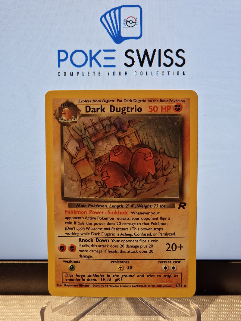 Team Rocket: Dark Dugtrio Holo 6/82
